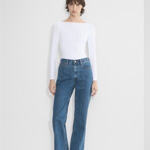 Aritzia Contour Longsleeve Boatneck Top